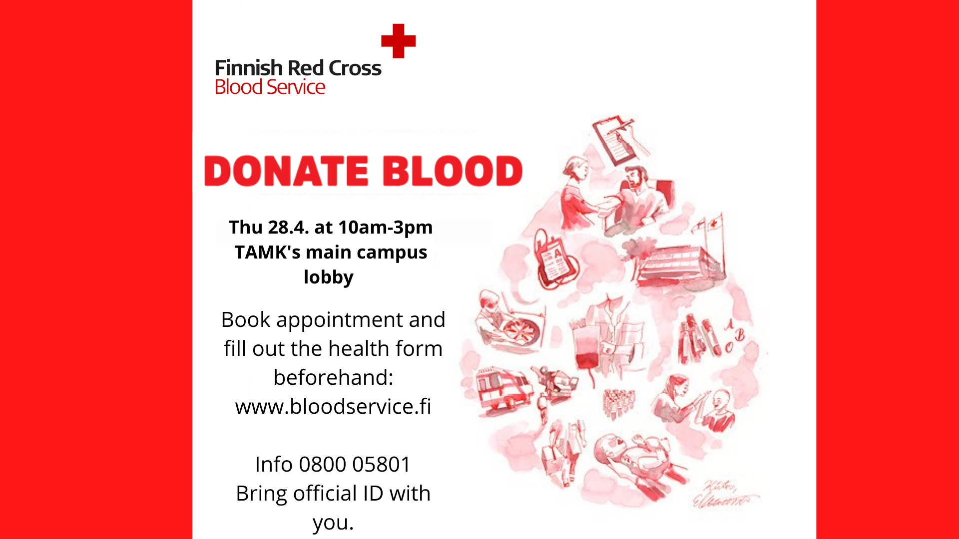 Blood donation at main campus 28.4.