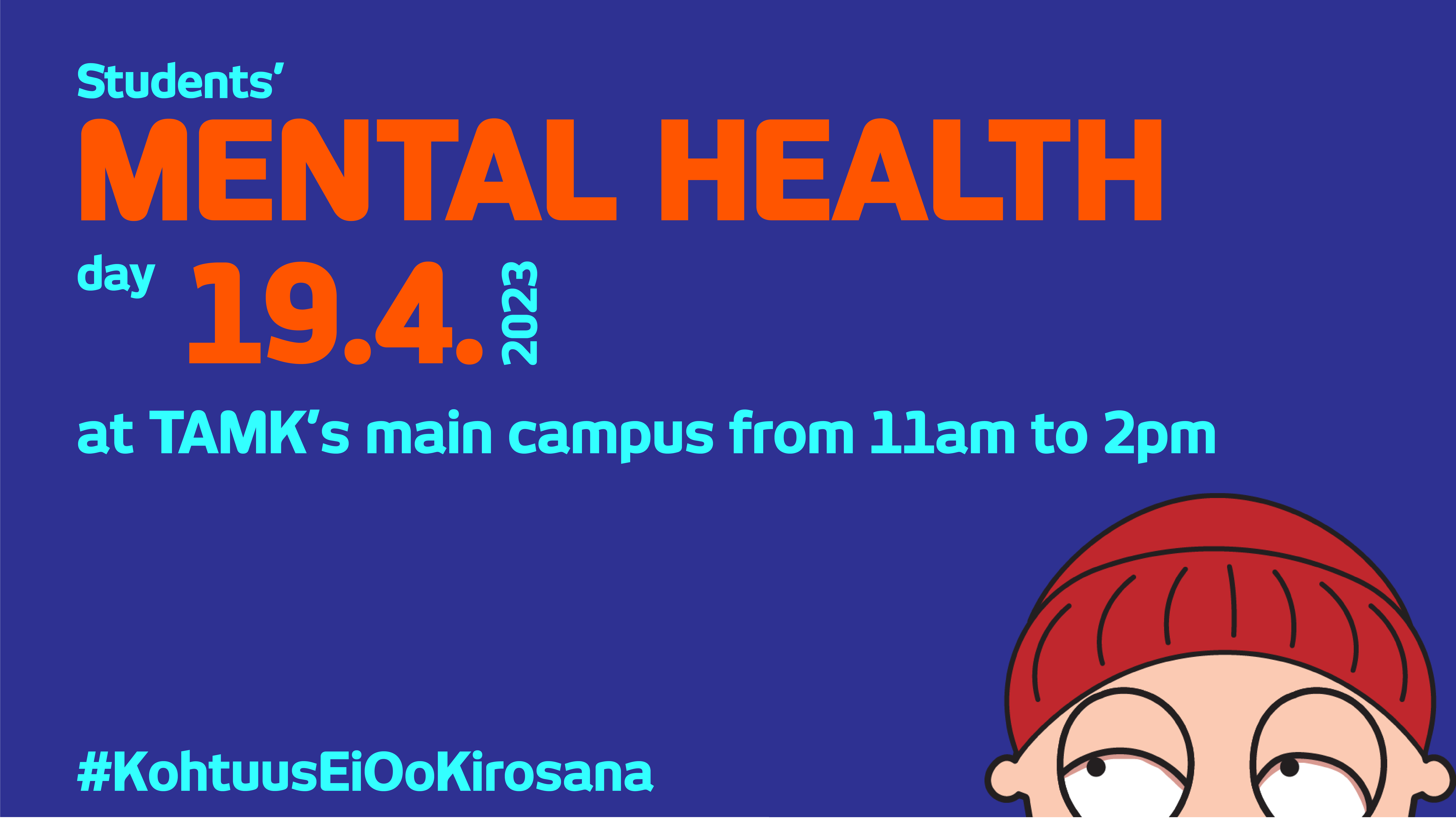 Students’ Mental Health Day event 19.4.