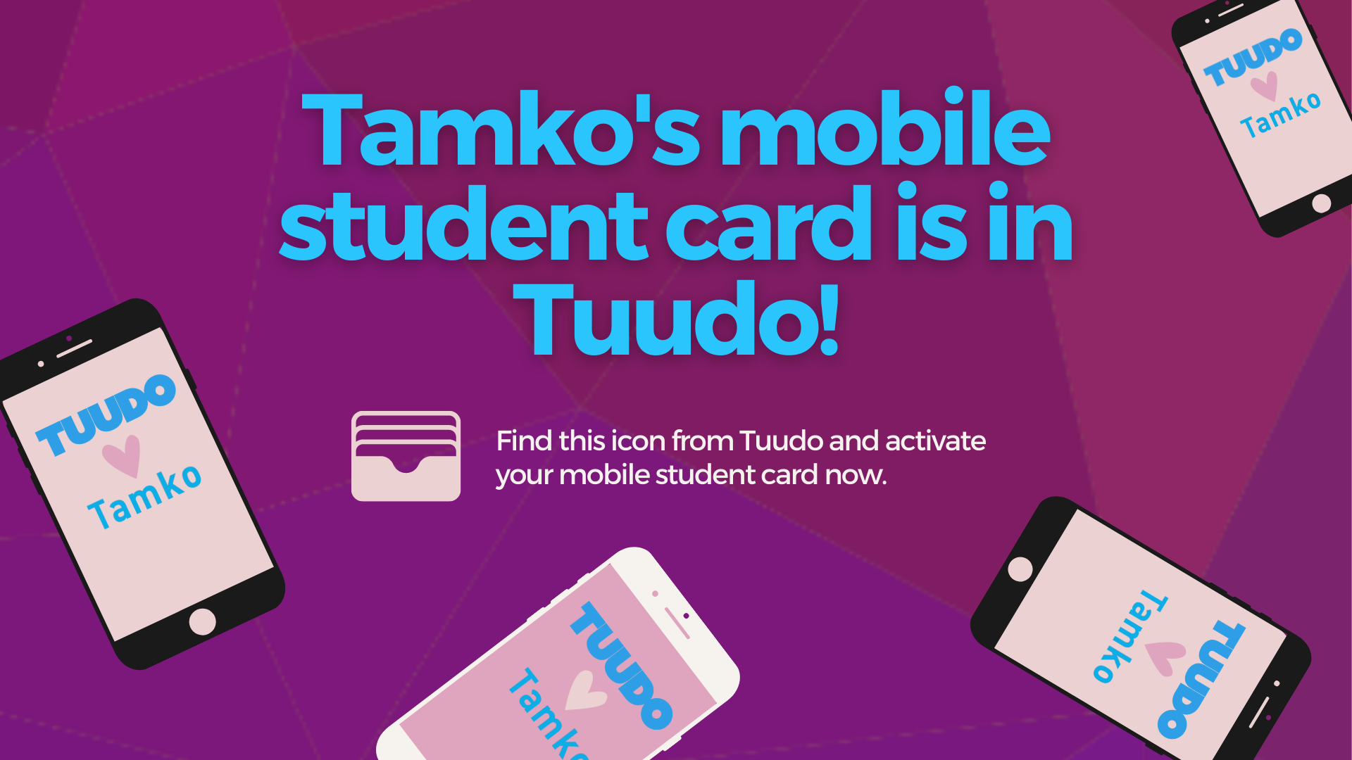 Tamko’s mobile student card is in Tuudo!