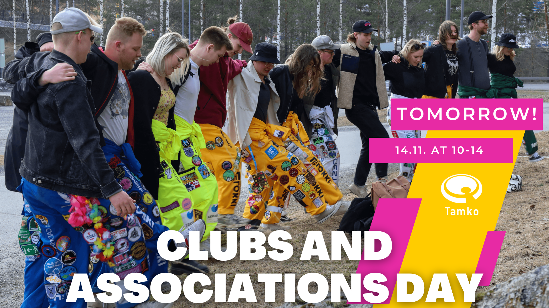 Clubs and associations day tomorrow!