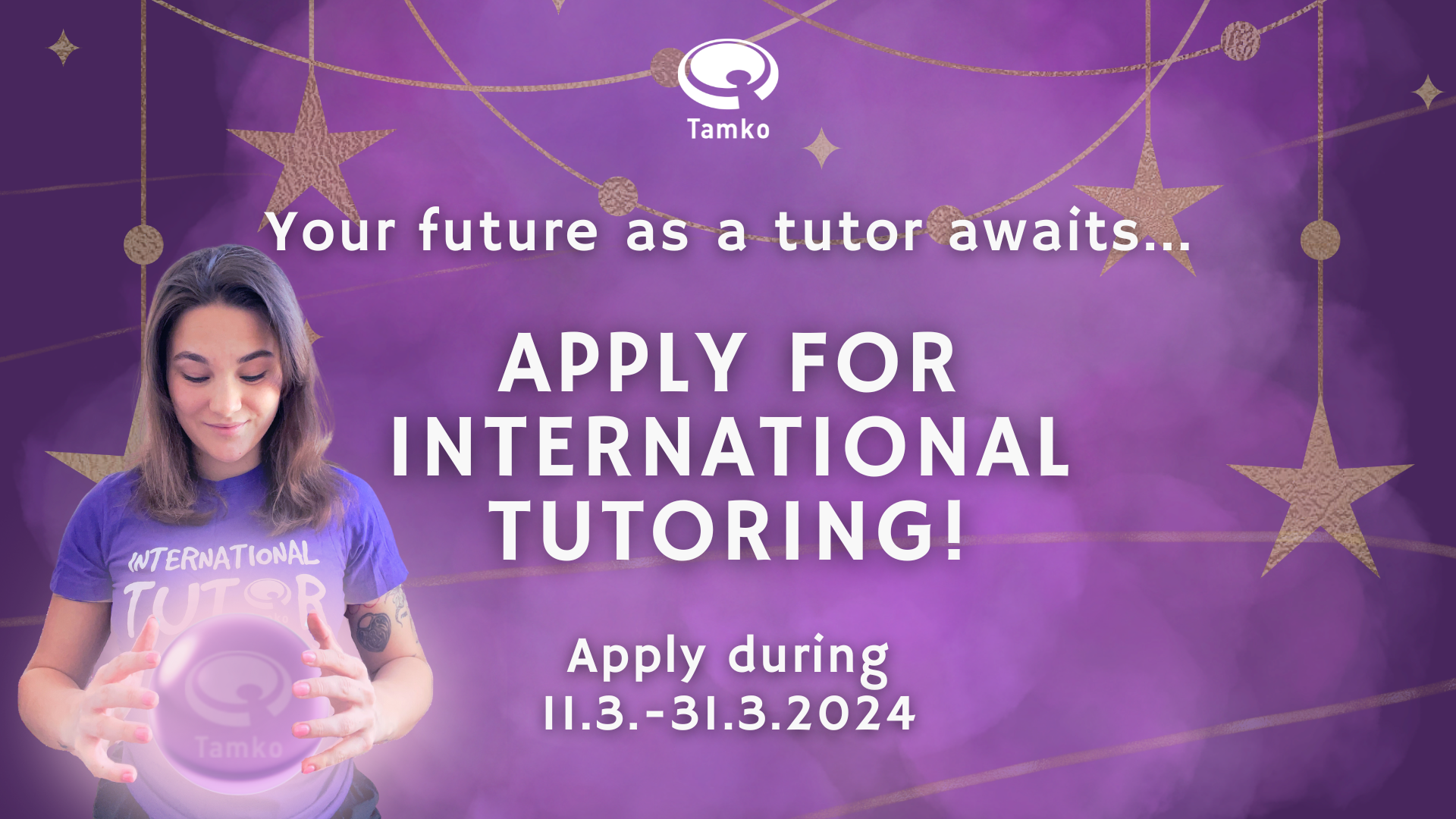 Apply for international tutoring!