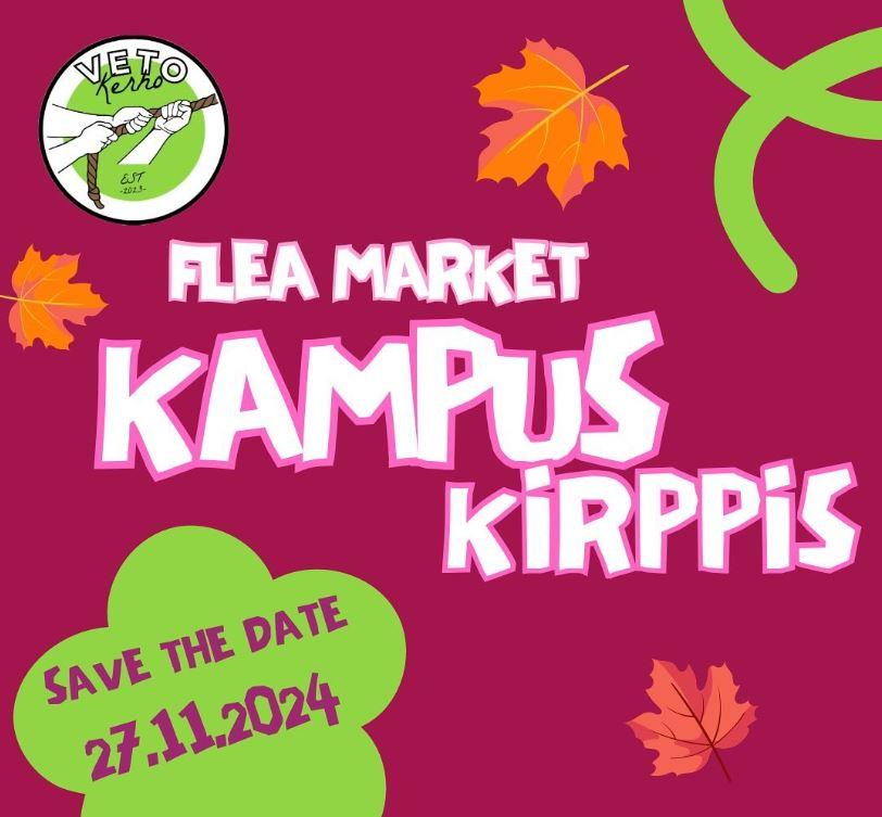 Kampuskirppis save the date 27.11.2024