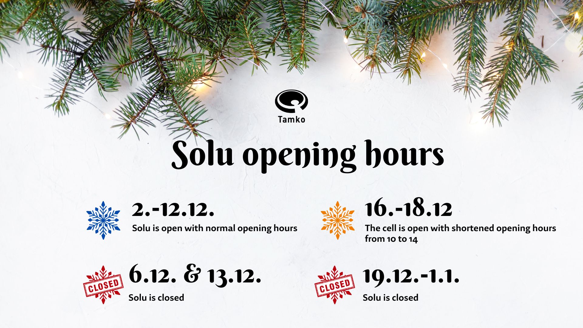 Office opening hours